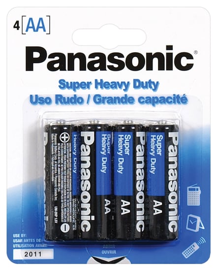 Panasonic Super Heavy Duty Battery AA – Pack of 4 by Panasonic product image