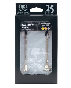 Spartacus Adjustable Tweezer Nipple Clamps w/Bells by Spartacus product image