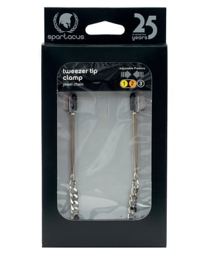 Spartacus Adjustable Tweezer Nipple Clamps w/Jewel Chain by Spartacus product image