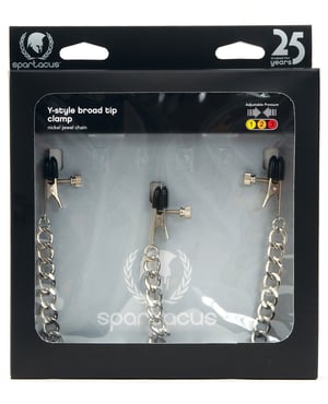 Spartacus Y-Style Broad Tip Nipple Clamps & Clit Clamp by Spartacus product image