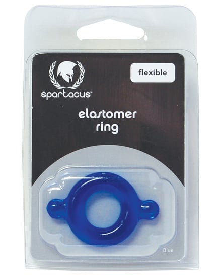 Spartacus Elastomer Cock Ring – Blue by Spartacus product image