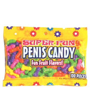 Super Fun Penis Candy – 100 pcs Per 3 oz Bag by Candy Prints product image