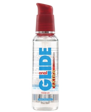 Anal Glide Extra Anal Lubricant & Desensitizer – 2 oz Pump Bottle by Body Action product image