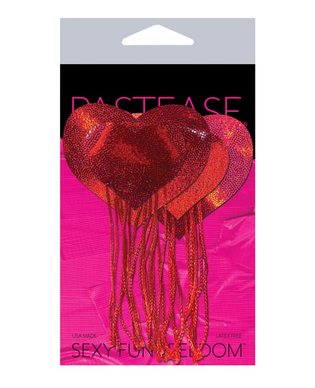 Pastease Tassel Holographic Heart – Red O/S by Pastease product image