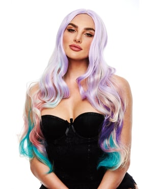 Pleasure Wigs Ella – Pastel Rainbow by Pleasure Wigs product image