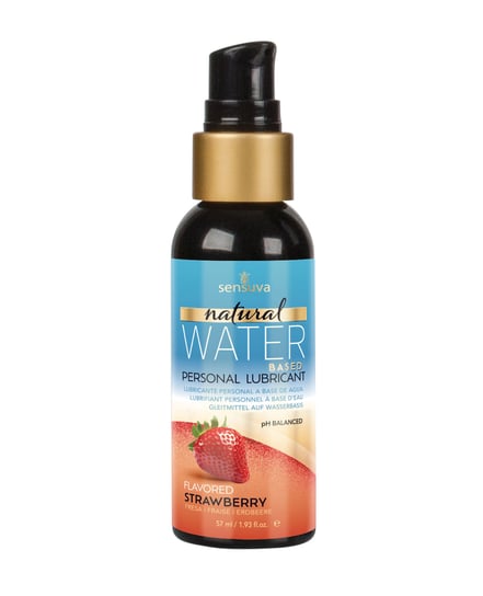Sensuva Natural Water Based Personal Moisturizer – 1.93 oz Strawberry by Sensuva product image