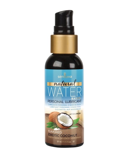 Sensuva Natural Water Based Personal Moisturizer – 1.93 oz Exotic Coconut by Sensuva product image