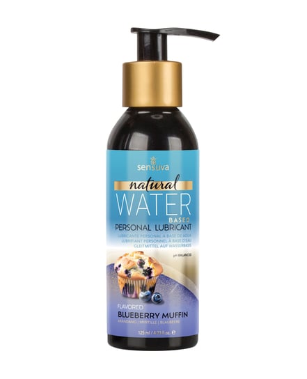 Sensuva Natural Water Based Personal Moisturizer – 4.23 oz Blueberry Muffin by Sensuva product image