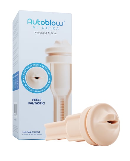 Autoblow AI Ultra Mouth Sleeve – Beige by Autoblow product image
