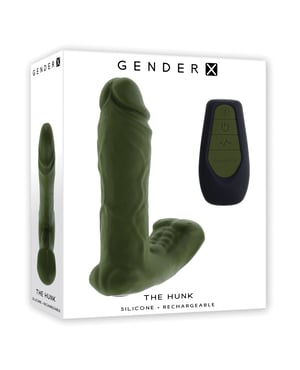 Gender X The Hunk Dual Anal Vibrator w/Remote Control – Green by Gender X product image