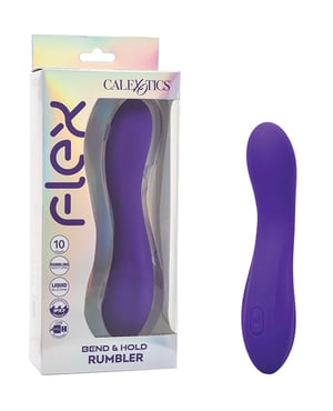 Flex Bend & Hold Rumbler G-Spot Massager – Purple by Flex product image