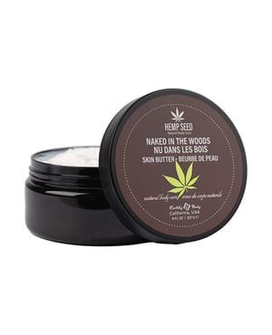 Earthly Body Hemp Seed Skin Butter – 8 oz Jar Naked in the Woods by Earthly Body product image