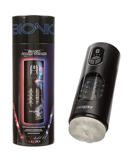 Bionic Beaded Power Stroker – Black by Bionic product image