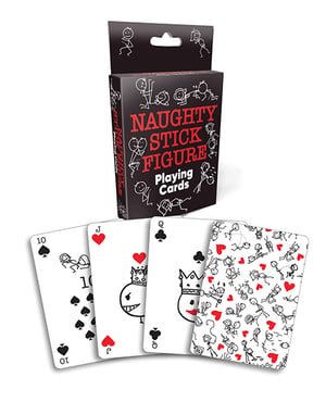 Naughty Stick Figure Playing Cards by Little Genie product image