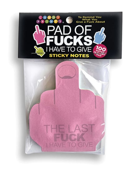 Last Fuck I Have to Give Sticky Notes – 100 Notes Per Pad by Little Genie product image