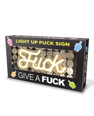 Fuck Neon Light Up Sign by Little Genie product image