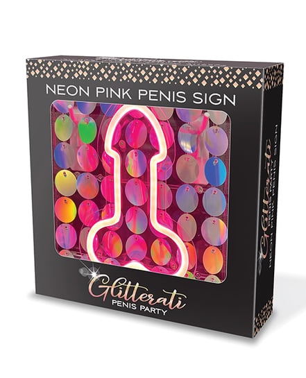 Penis Neon Light Up Sign by Little Genie product image