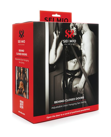 Sei Mio Behind Closed Doors Hanging Sex Swing – Black by Sei Mio product image