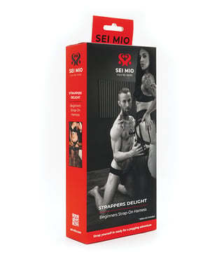 Sei Mio Strappers Delight Beginners Strap-On Harness – Black by Sei Mio product image