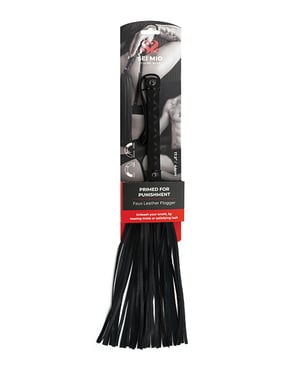 Sei Mio Primed for Punishment Flogger – Black by Sei Mio product image