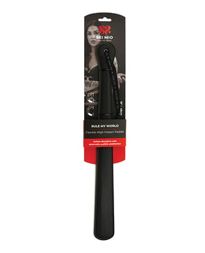 Sei Mio Rule My World Flexible High Impact Paddle – Black by Sei Mio product image