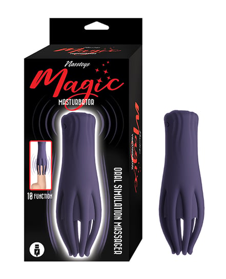 Magic Oral Simulation Masturbator – Purple by Nasstoys product image