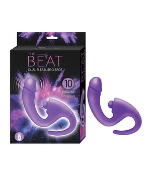 The Beat Dual Pleasure G-Spot Vibrator – Purple by Nasstoys product image