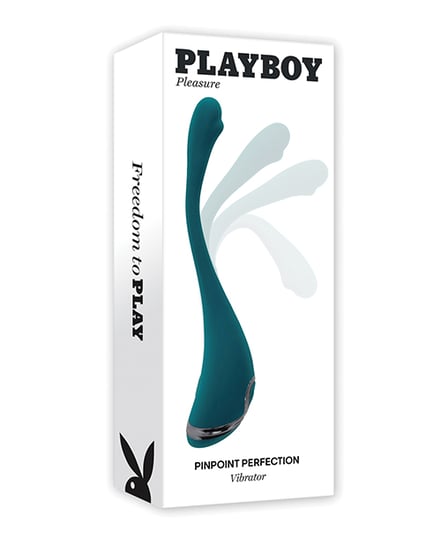Playboy Pleasure Pinpoint Perfection Clit Stimulator – Teal by Playboy product image