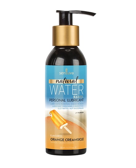 Senuva Natural Water Based Personal Lubricant – 4 oz Orange Creamsicle by Sensuva product image