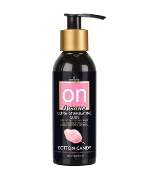 ON Insane Ultra Stimulating Glide – 4.23 oz Cotton Candy by On product image