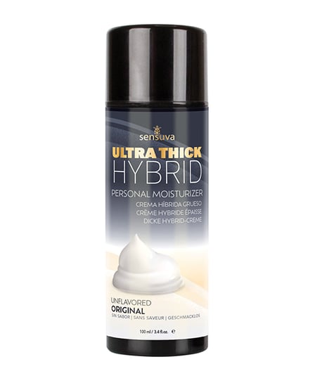 Sensuva Ultra Thick Hybrid Personal Moisturizer – 3.4 oz Unflavored by Sensuva product image