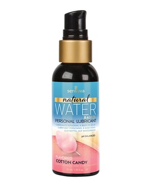 Sensuva Natural Water Based Personal Lubricant – 2 oz Cotton Candy by Sensuva product image