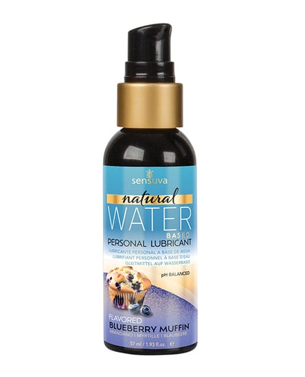 Sensuva Natural Water Based Personal Lubricant – 2 oz Blueberry Muffin by Sensuva product image