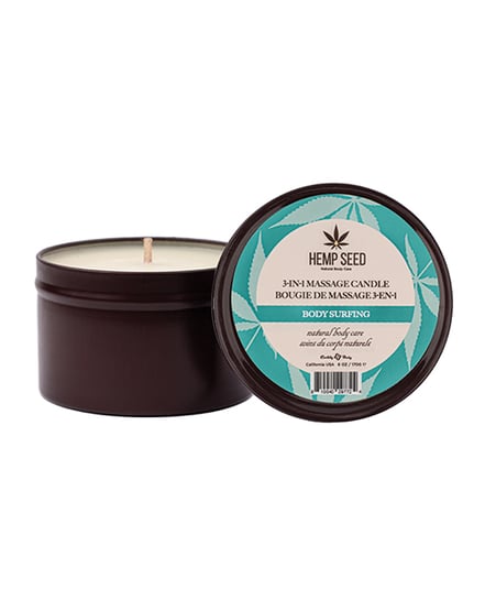 Earthly Body Summer 2025 3 in 1 Massage Candle – 6 oz Body Surfing by Earthly Body product image