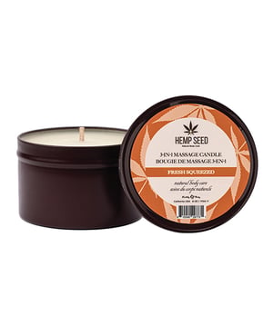 Earthly Body Summer 2025 3 in 1Massage Candle – 6 oz Fresh Squeezed by Earthly Body product image