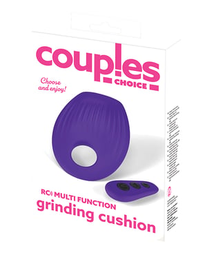 Couples Choice Grinding Cushion w/Cock Ring – Purple by Couples Choice product image