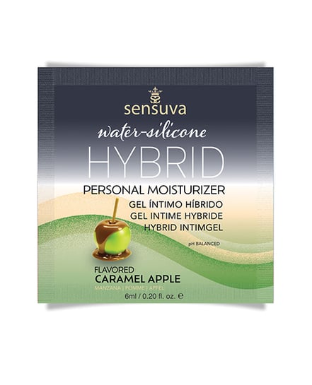 Sensuva Hybrid Personal Moisturizer Single Use Packet – 6 ml Caramel Apple by Sensuva product image
