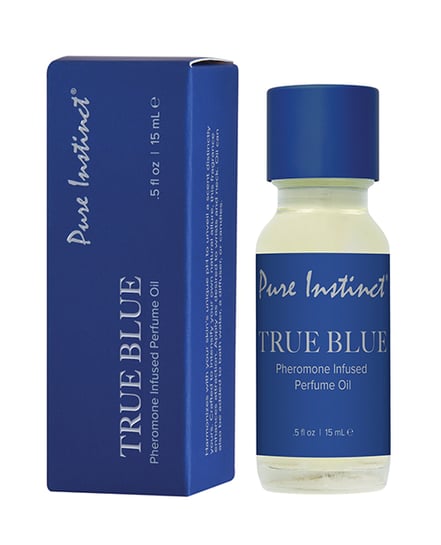 Pure Instinct Pheromone Perfume Oil w/Dripper – 15 ml True Blue by Pure Instinct product image
