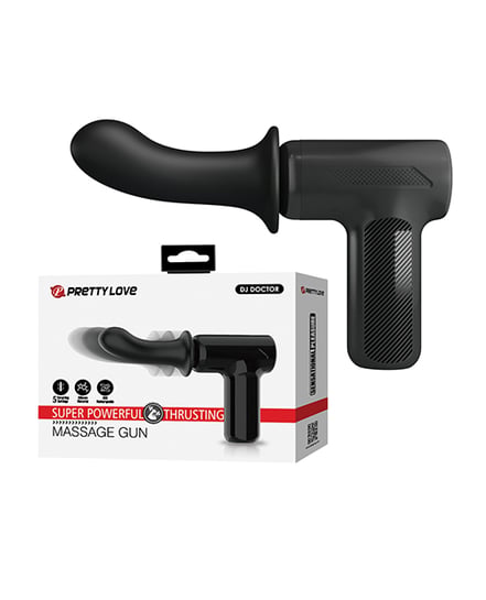 Pretty Love DJ Doctor Thrusting Gun Massager – Black by Pretty Love product image