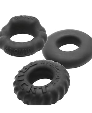 Oxballs Bonemaker Boner Cock Ring Kit Pack of 3 – Special Edition Night by Oxballs product image