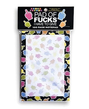 Fucks I Have To Give Notepad – 100 Sheet Notepad by Little Genie product image