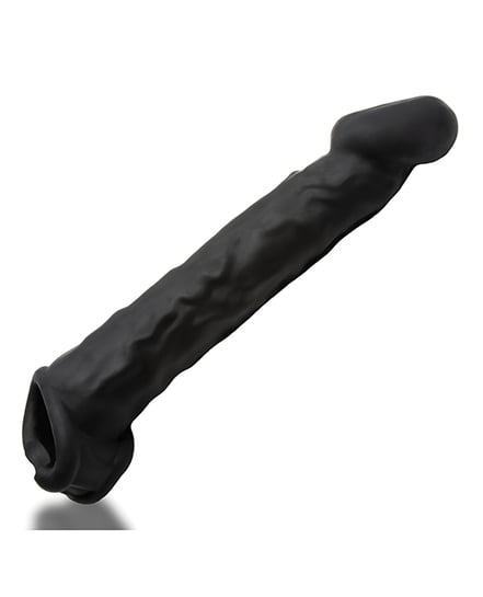 Oxballs Muscle Ripped Inner Ribbed Velvet-Smooth Cocksheath – Special Edition Black by Oxballs product image