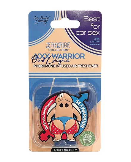 EroRide XXX Warrior Pheromone Infused Air Freshener – Oud Cologne by EroRide product image
