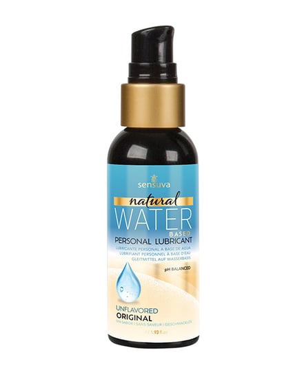 Sensuva Natural Water Based Personal Lubricant – 2 oz Unscented by Sensuva product image