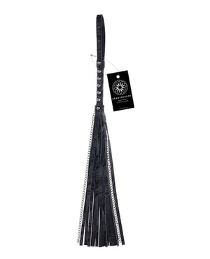 Sportsheets Velvet Noir Chain Flogger – Black by Sportsheets product image