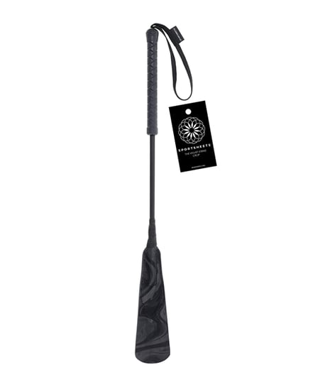 Sportsheets The Velvet Strike Crop – Black by Sportsheets product image