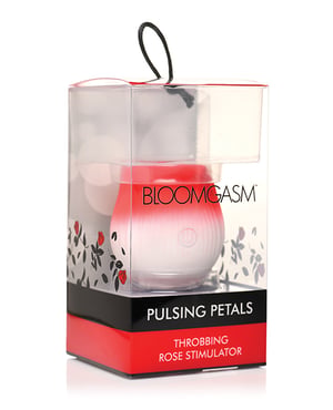 Bloomgasm Pulsing Petals Throbbing Rose Stimulator – Red by Bloomgasm product image