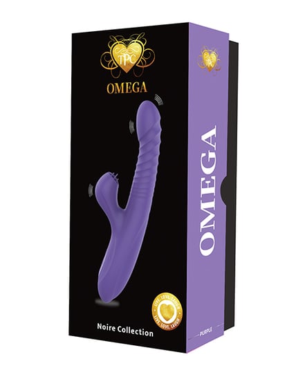 Omega Multi Function Warming Head Rabbit Vibe – Purple by Noire Collection product image