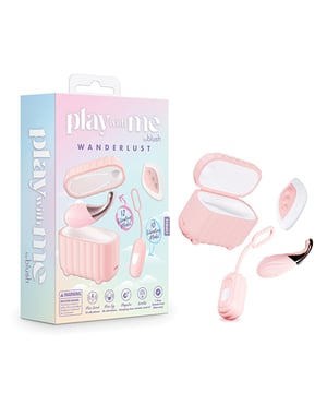 Blush Play With Me Wanderlust 4 Piece Vibrator Set – Pink by Play With Me product image