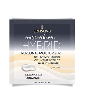 Sensuva Hybrid Personal Moisturizer Single Use Packet – 6 ml Unscented by Sensuva product image